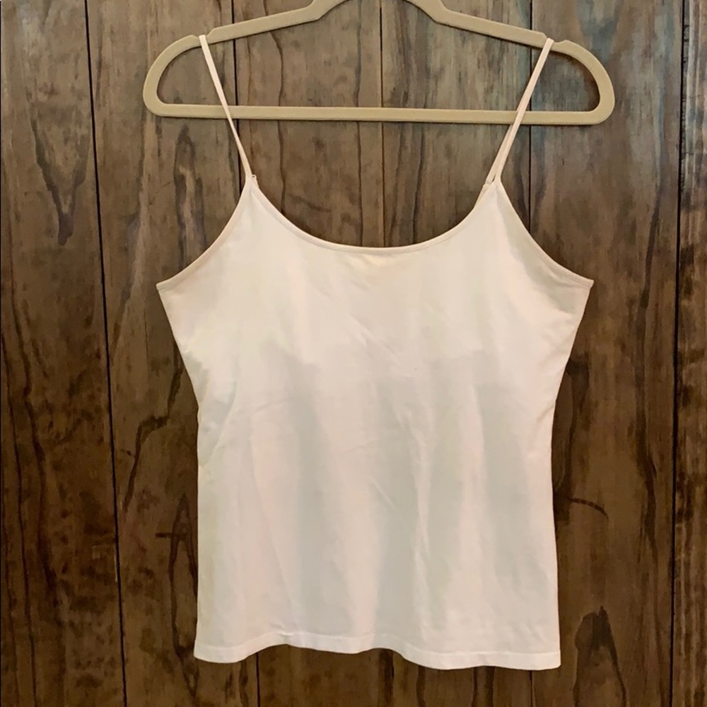 White camisole with built in bra